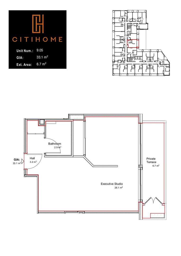  Image of Apartment - 1 Bathrooms for Rental in Victory Suites-Gibraltar, Image 12